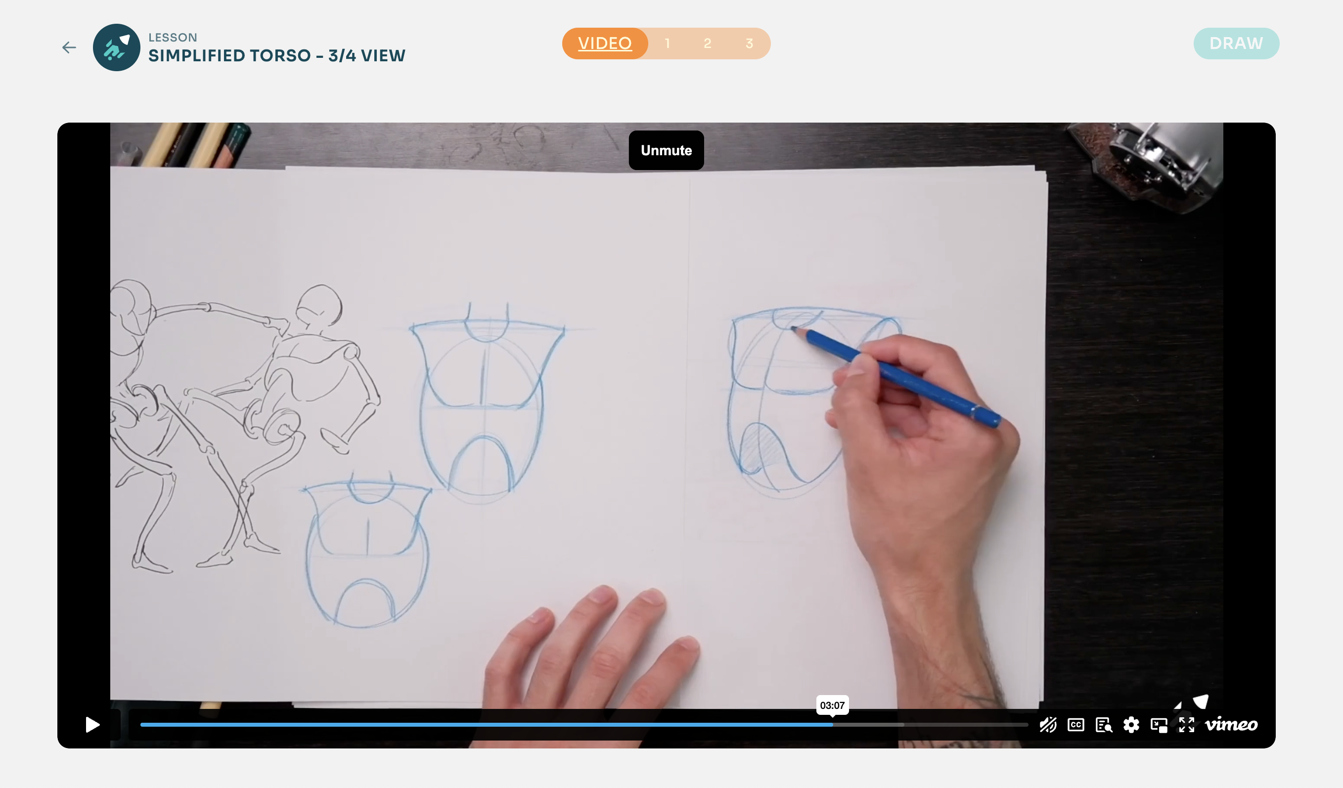 Example from the Artwod Beginner Figure Road