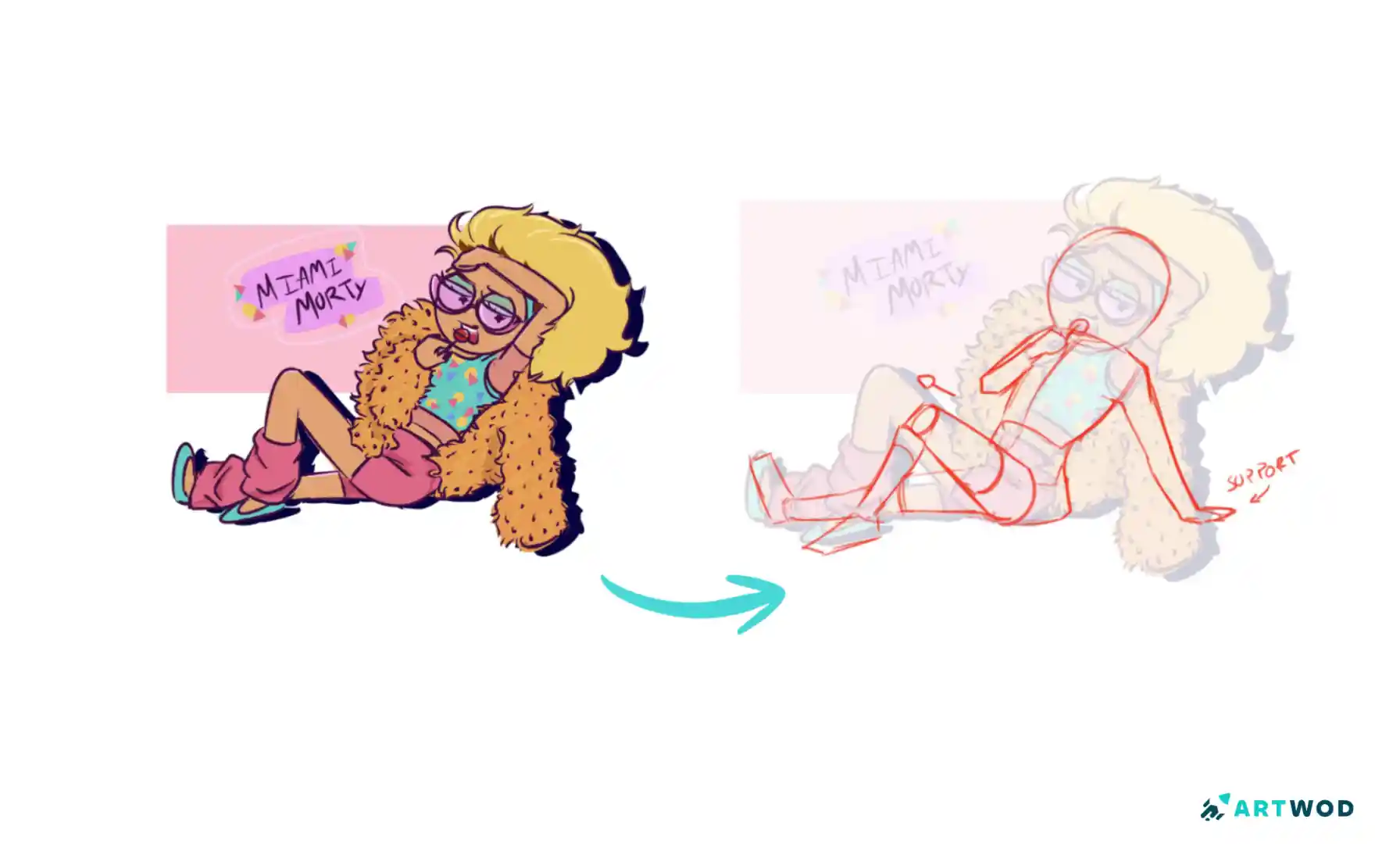 Cartoony Pose Drawing: Fix Stiff Poses and Improve Figure Movement