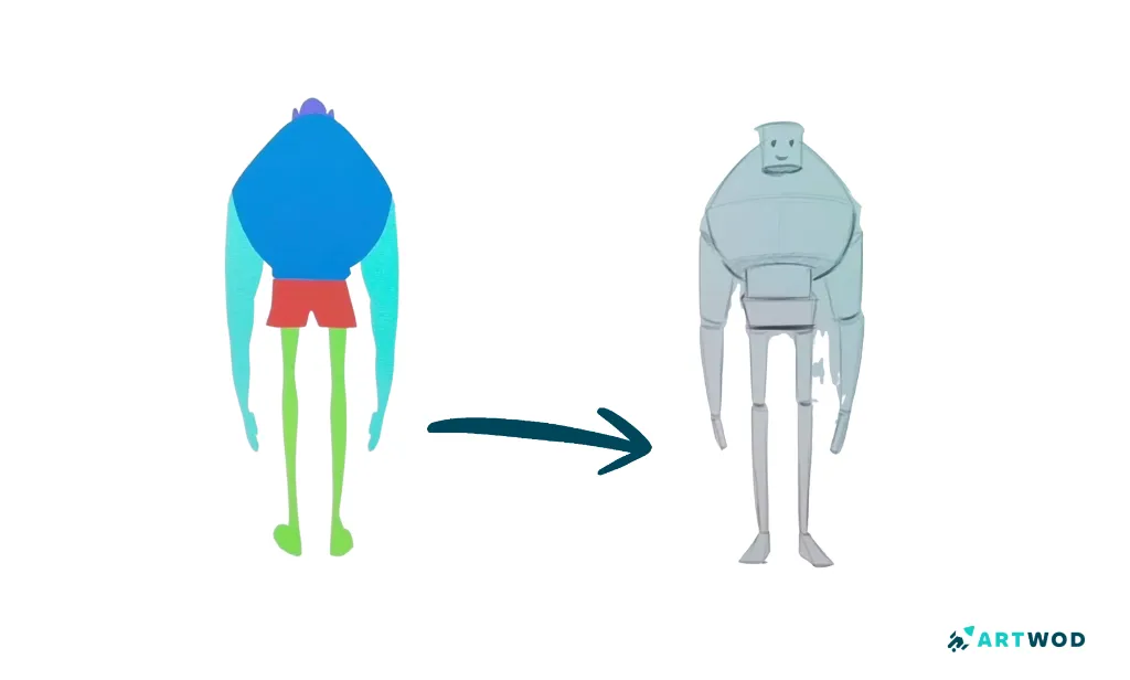 Step 3:Stylised Body Shapes: Techniques for Animation and Illustration