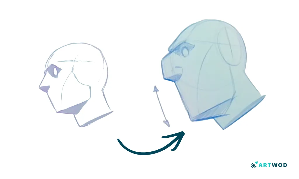 Step 2:&nbsp;Drawing Ogres and Giants: Fantasy Creature Design Tips