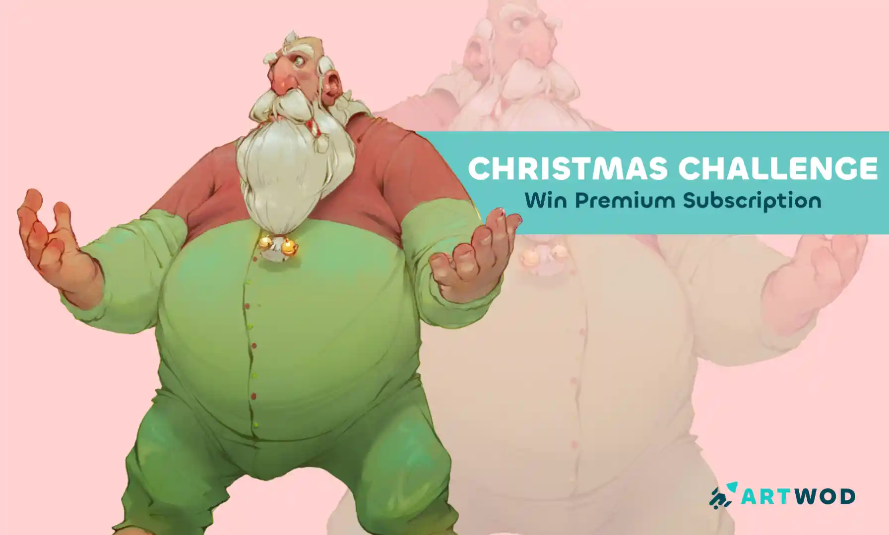 Dress a Santa Art Challenge | Practice Drawing Clothes & Win Premium