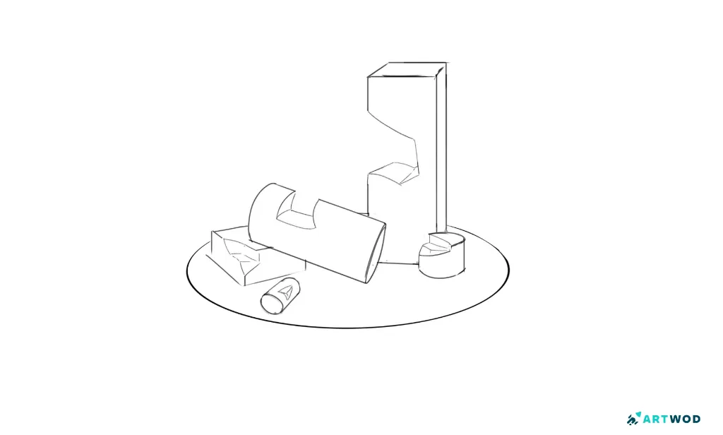 Step 2: How to Draw Nature Scenes: From Simple Shapes to Finished Compositions