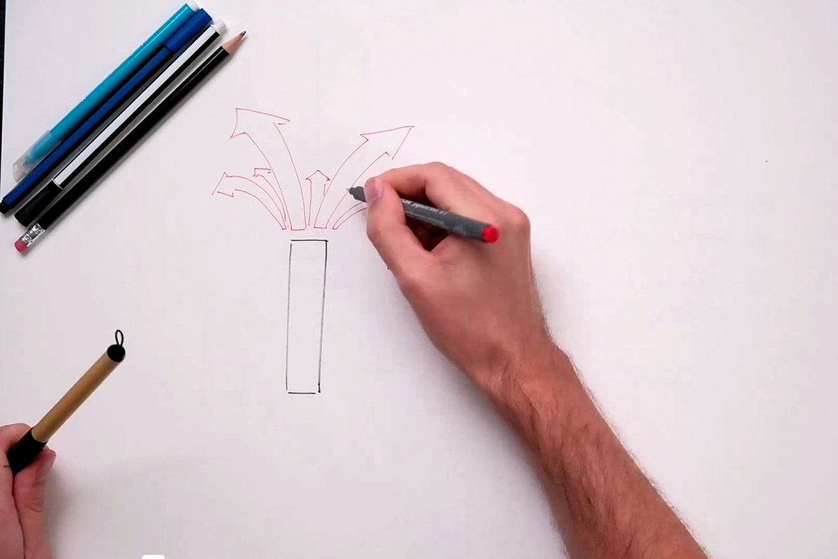 Cómo dibujar árboles en 3 sencillos pasos, image size:1200x800