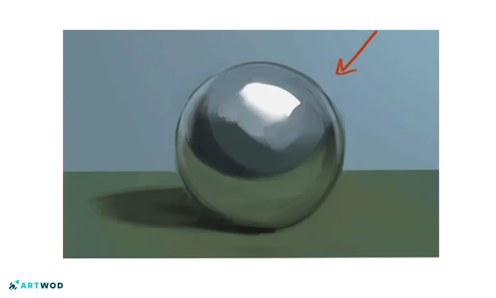Simple metal rendering example: rendering a metal sphere. First, establish a light source.&nbsp;