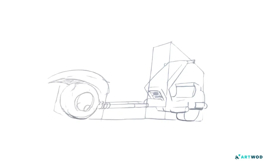 Step 3 -&nbsp;How to Draw Crazy Scooters: Fun and Dynamic Vehicle Concepts