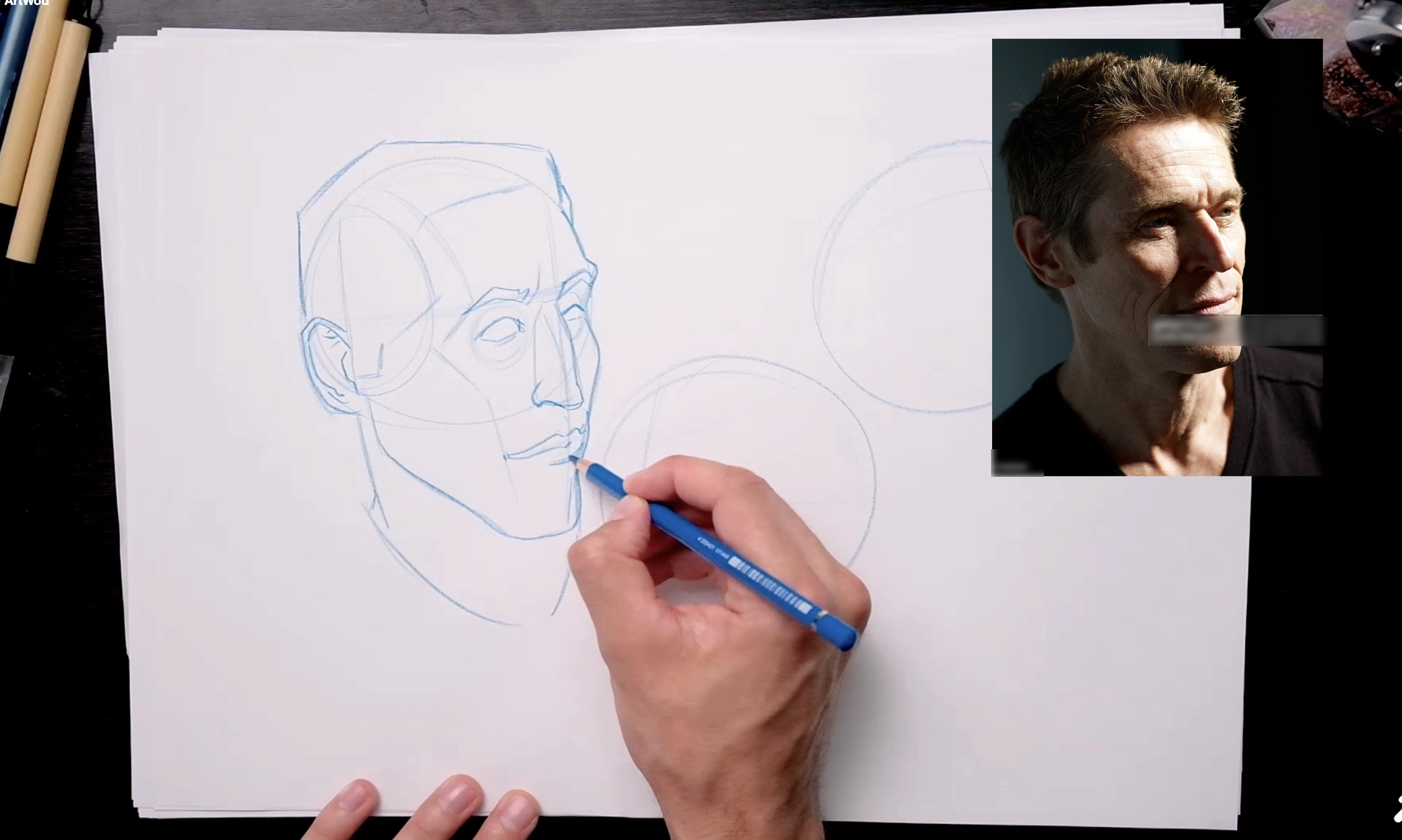 Drawing a head from observation will drastically improve your imagination skills.