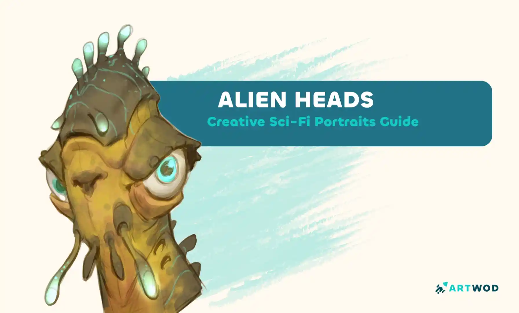 Alien-Kopf designen: Ein Leitfaden für kreative Science-Fiction-Charakter-Porträts