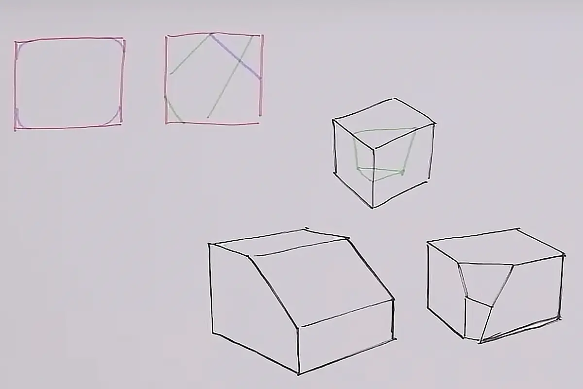 Cutting up those boxes!