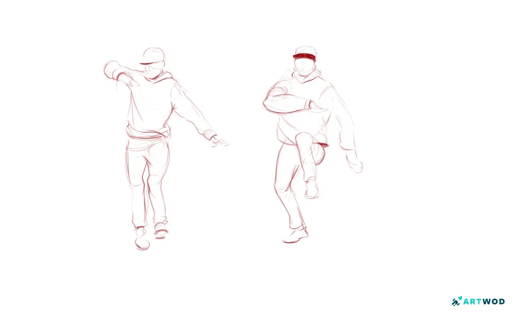 Step 4: Gesture Drawing: Techniques to Capture Dynamic Movement