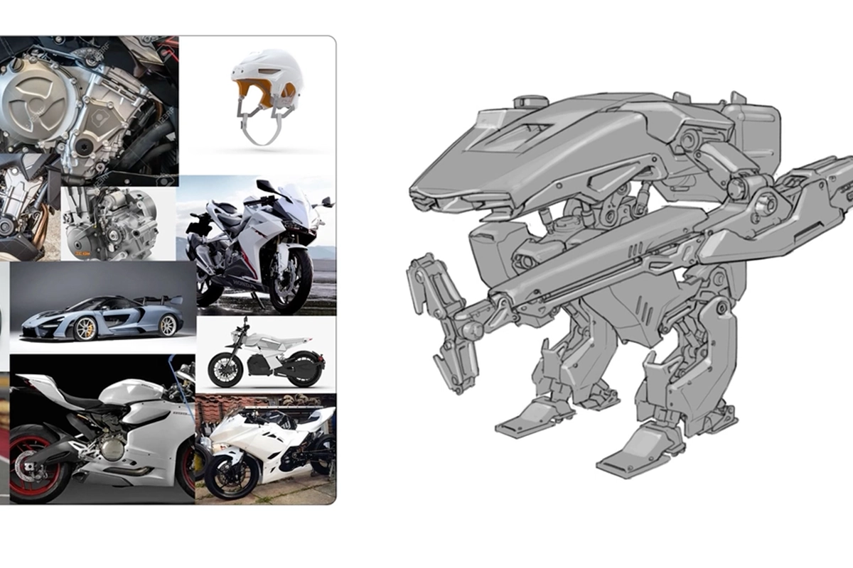 Mech with aesthetic A