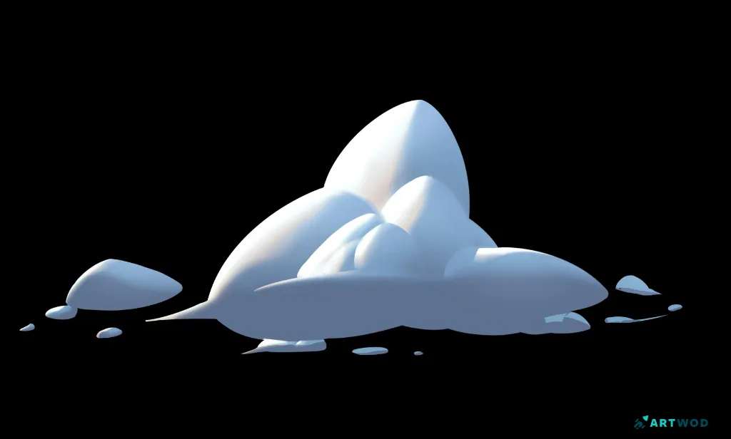 Schritt 2: Wolken zeichnen: Techniken für realistische und stilisierte Himmel.