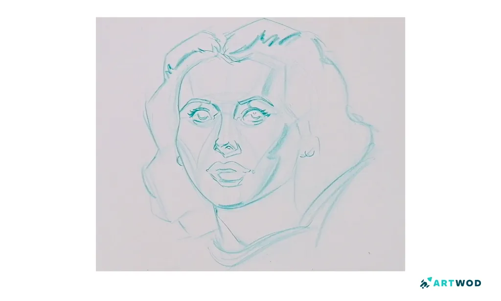 Step 4: Gestural Portraits: Expressive Drawing Techniques