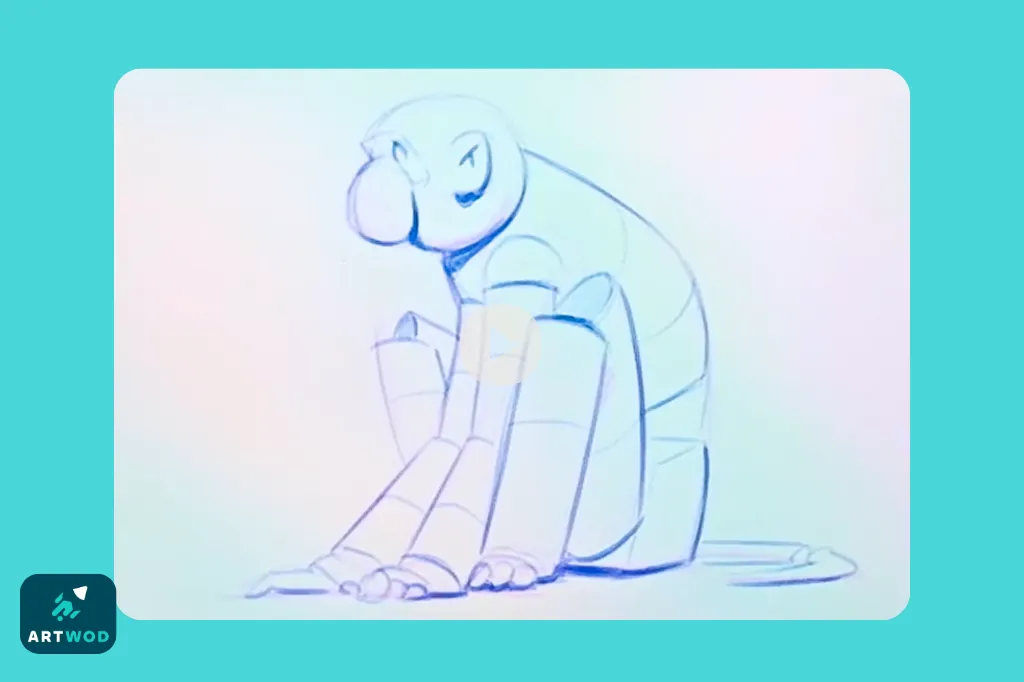 Step 5: Drawing monkeys from imagination