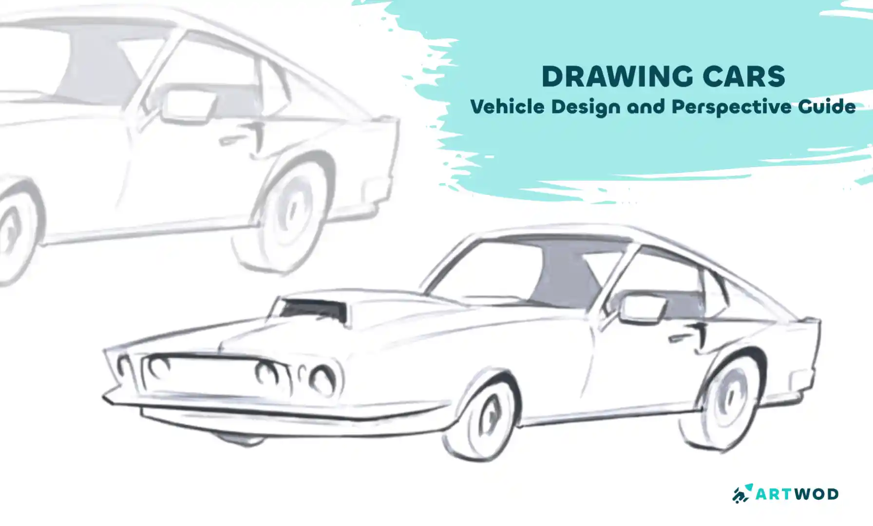 Drawing Cars: Step-by-Step Guide to Vehicle Design and Perspective