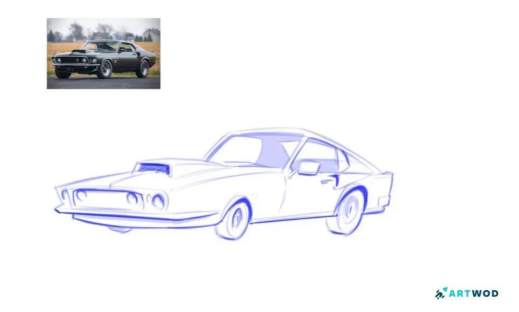 Step 6:How to Draw Cars: Vehicle Design and Perspective Guide