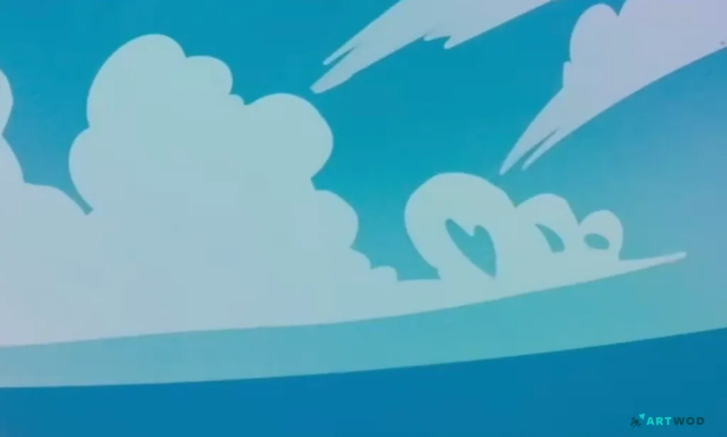 Schritt 4: Wolken zeichnen: Techniken für realistische und stilisierte Himmel.