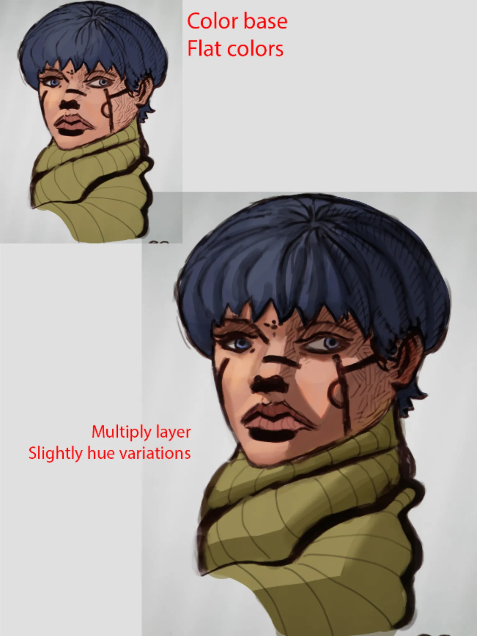 Concept art portrait