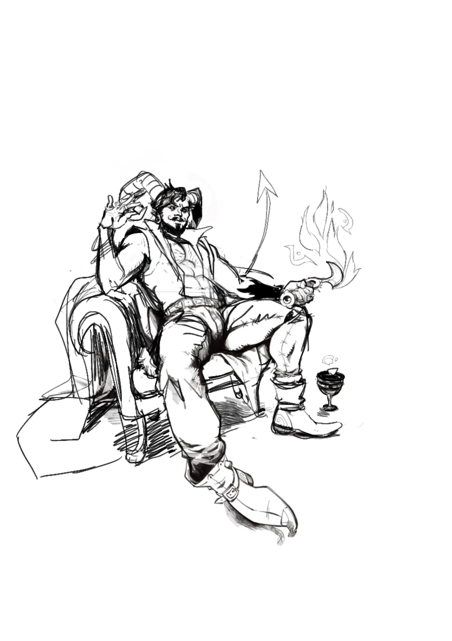 My Hexblade Warlock(DnD Persona)