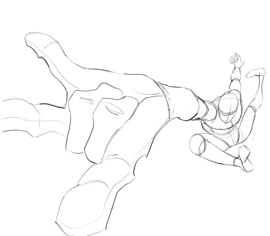 Spider-Man doing poses