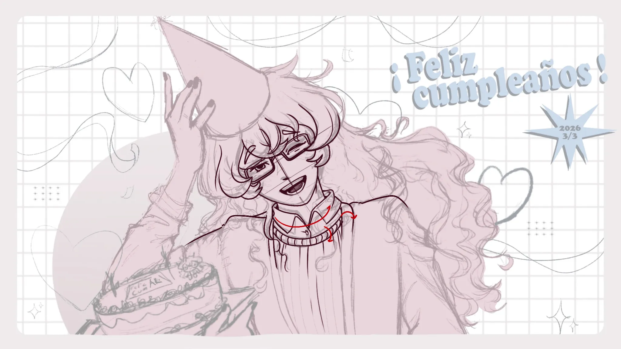 Sketch from my oc birthday!