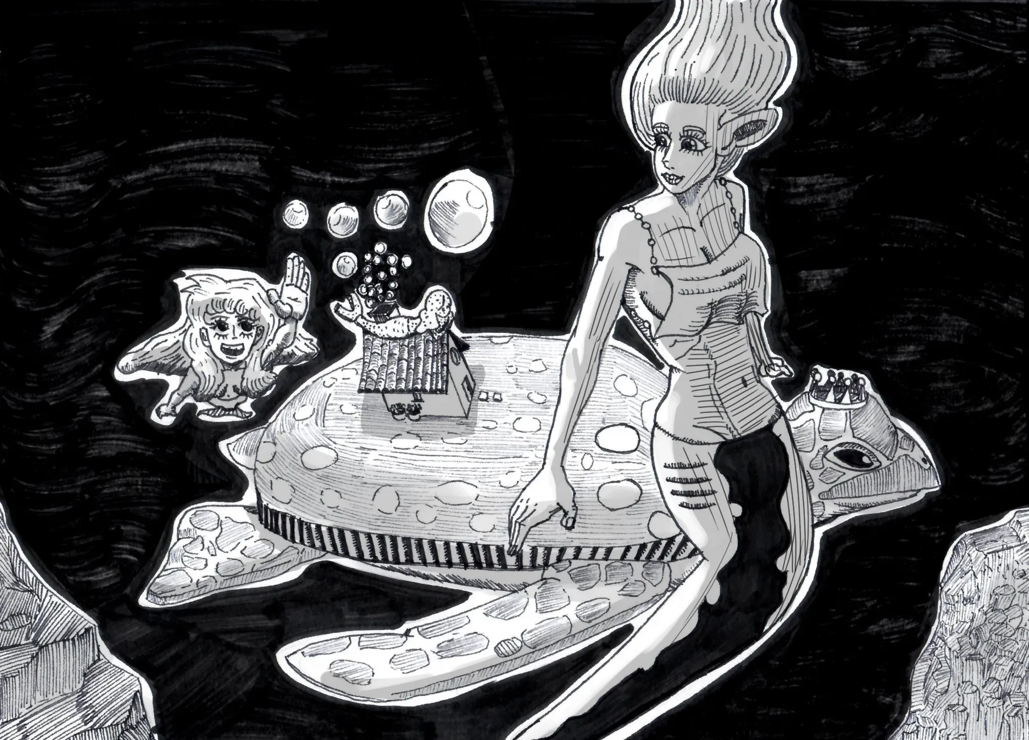 Mermay drawing
