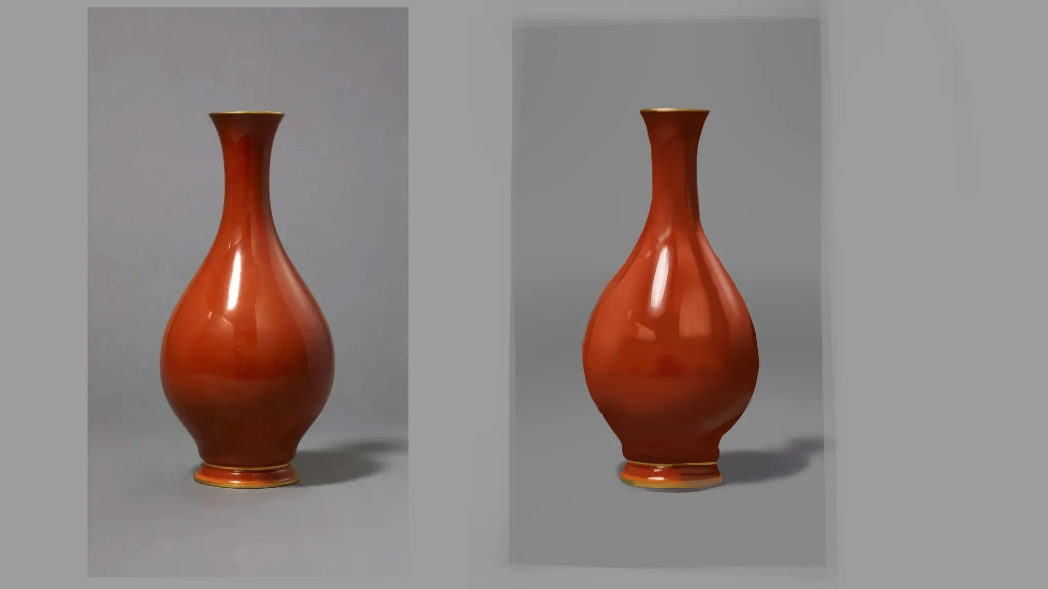Red Vase