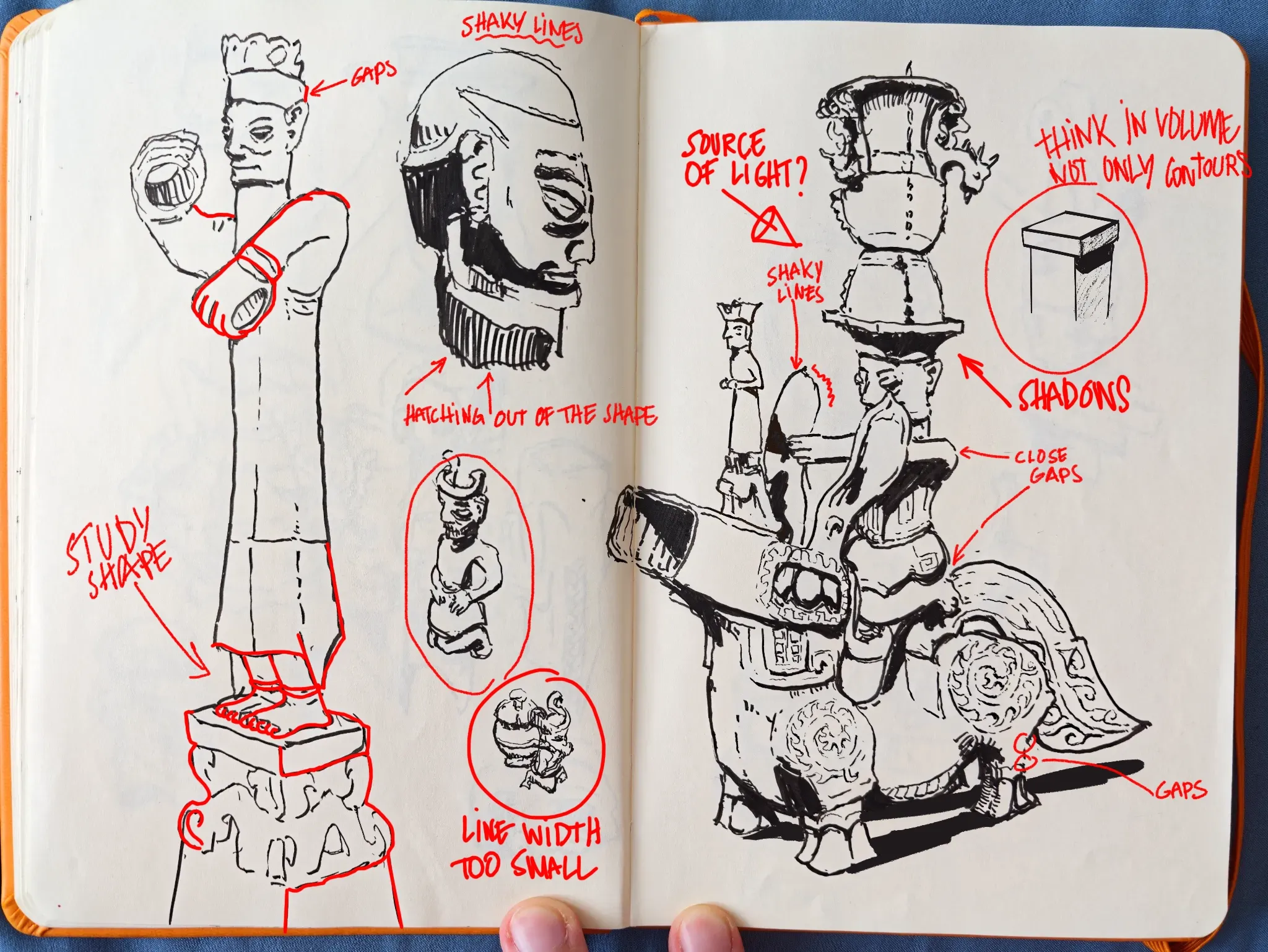 Sketch from a museum