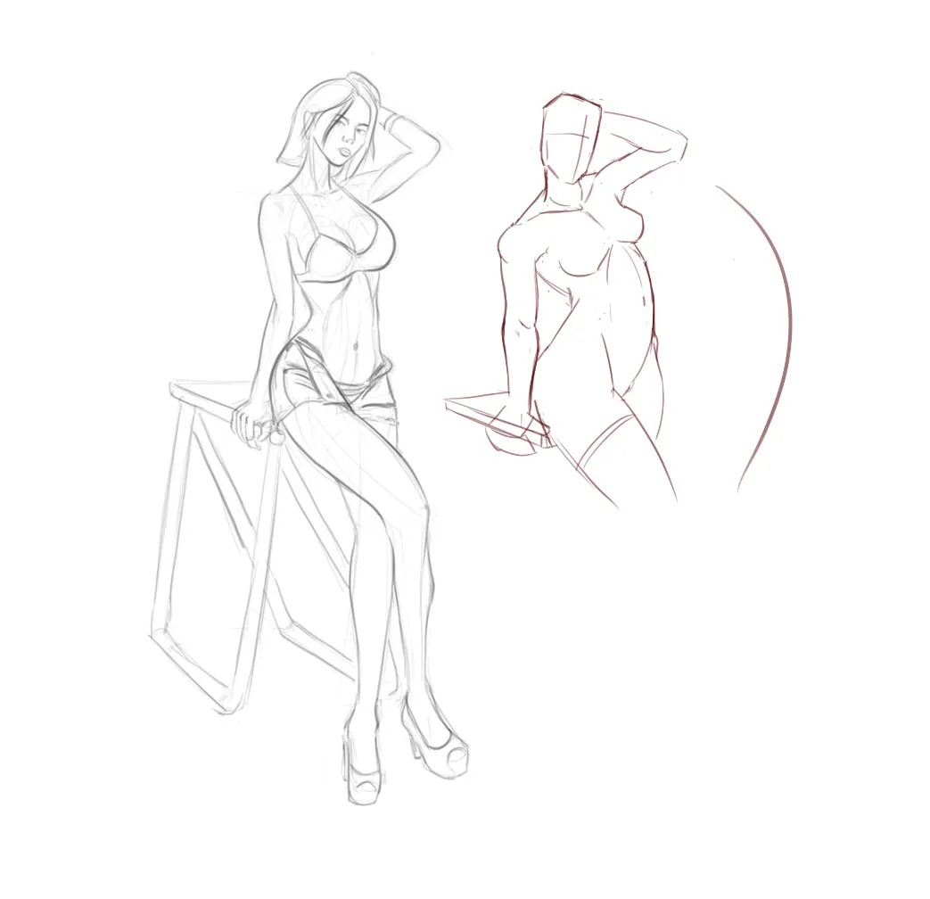 Lady sketch