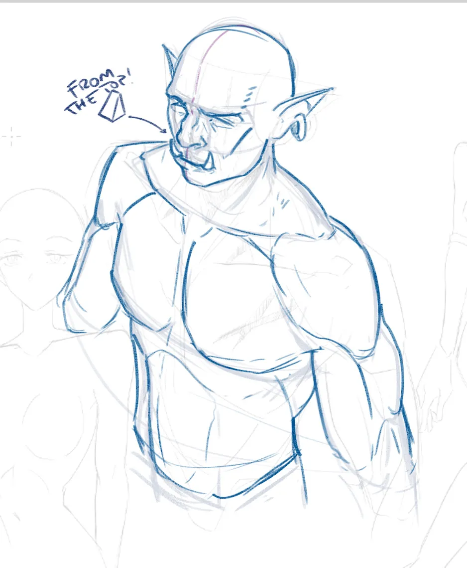 orge drawing