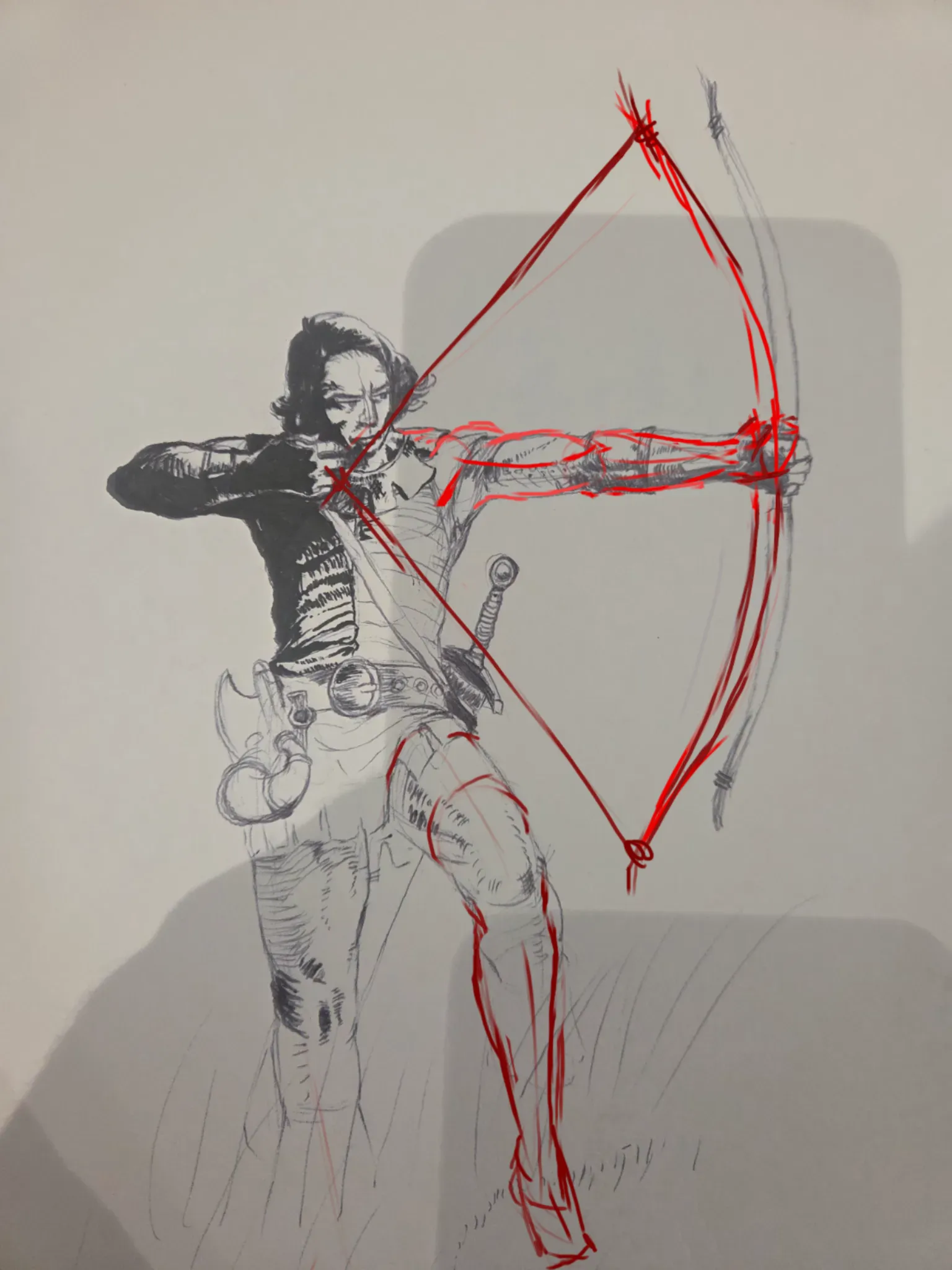 Sketch 28 - Robin Hood study