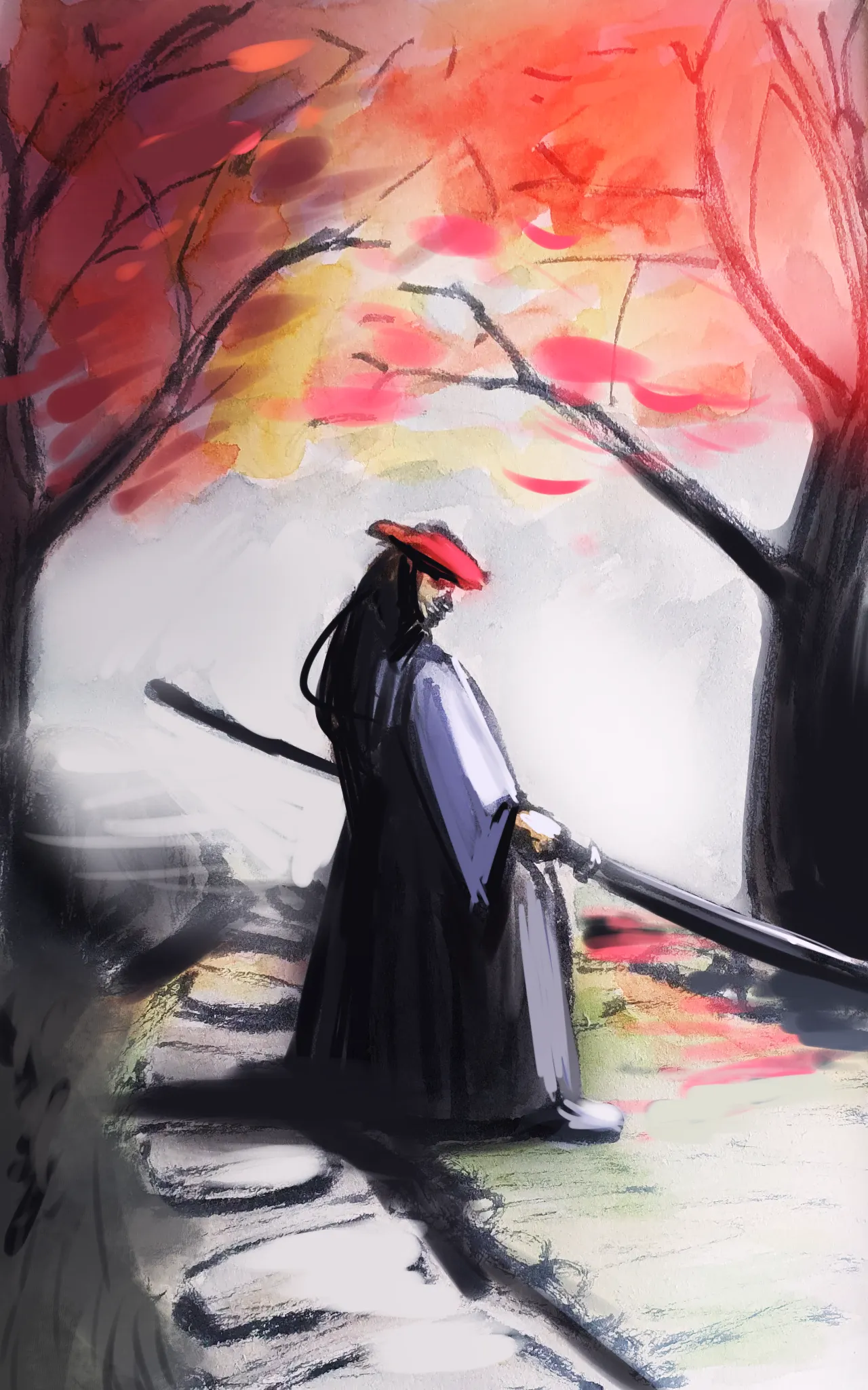 Brushpen and color