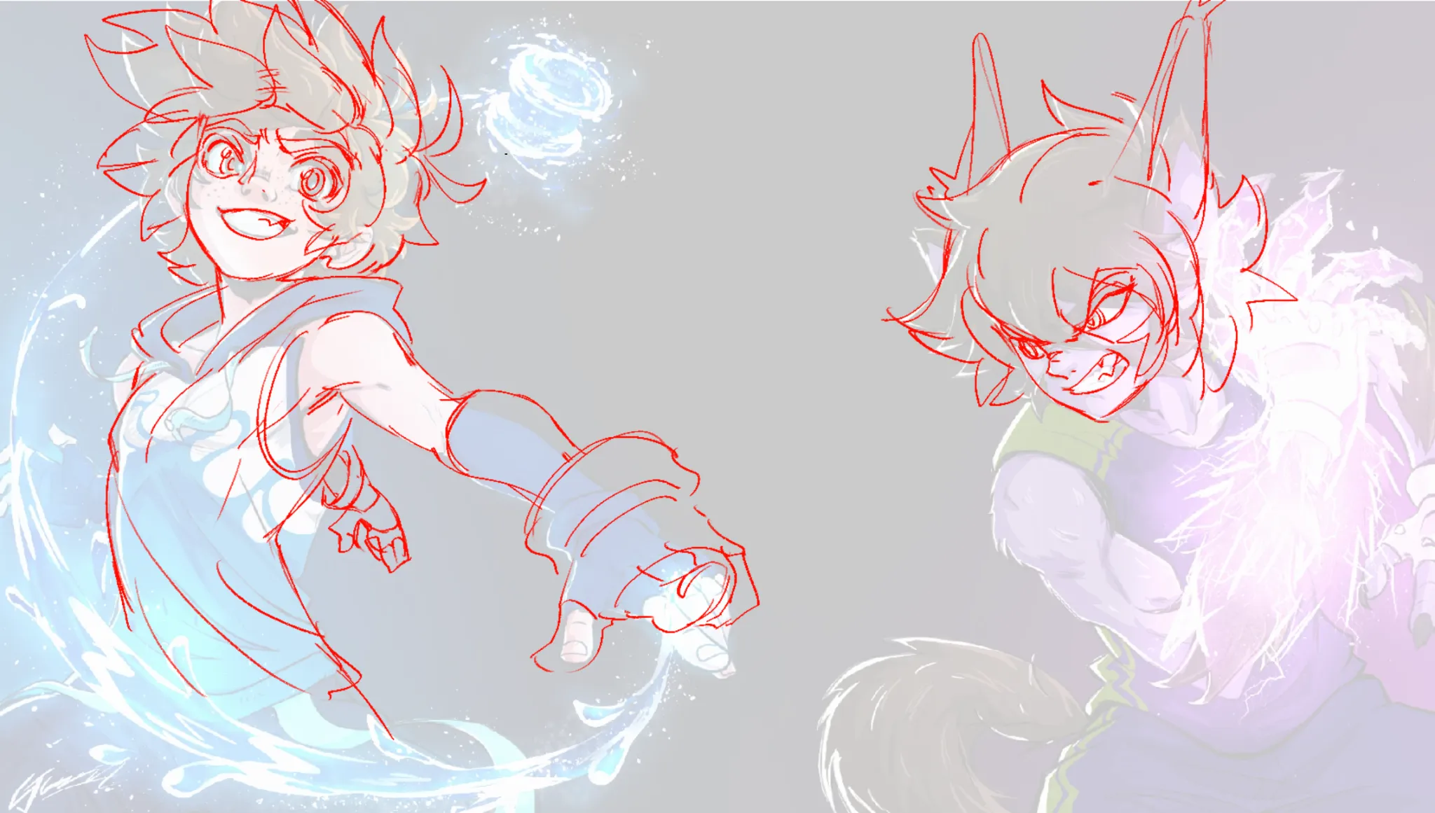 Original characters VS Piece