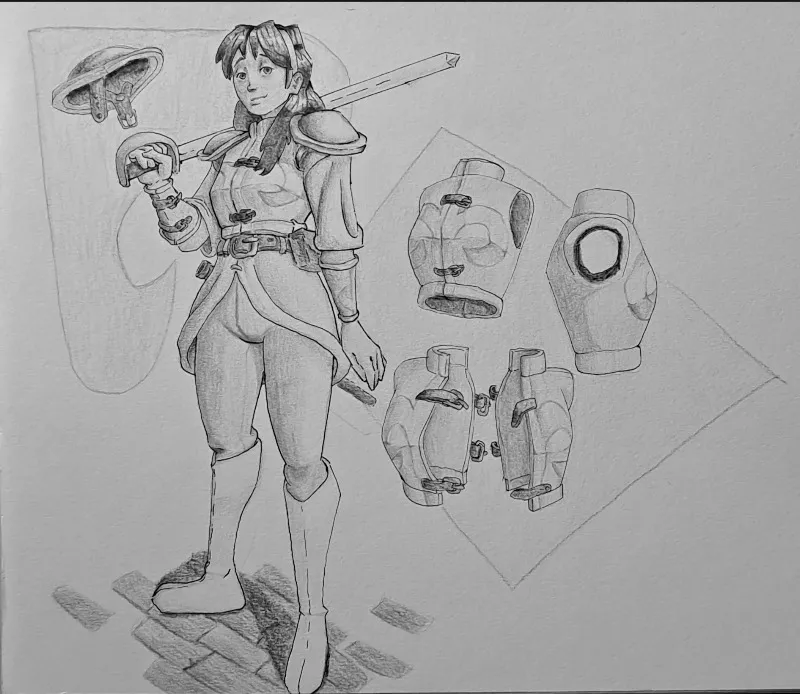 Phantasy Star Alis Fan Work