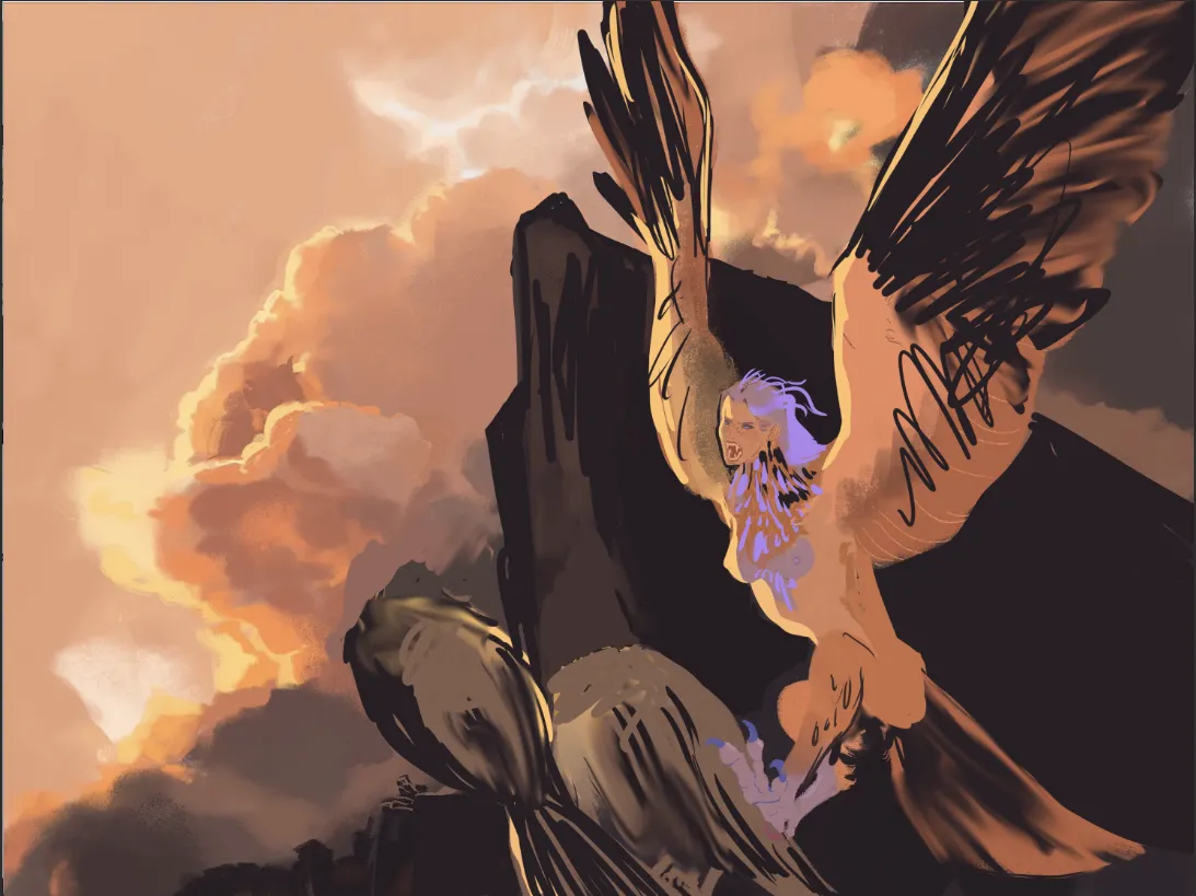 LIGHT STUDY HARPY