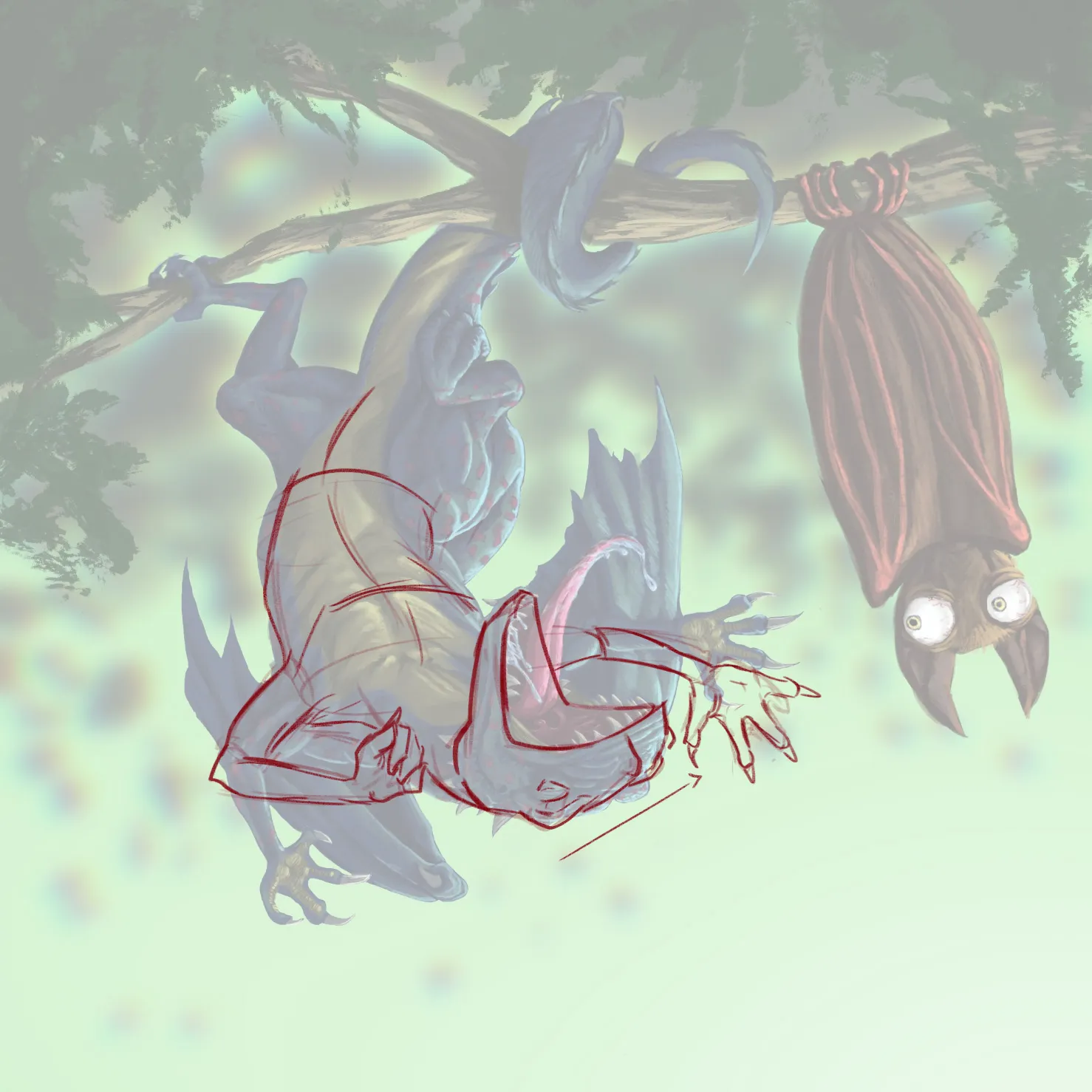 Sleepy Dragon Cuddle Time