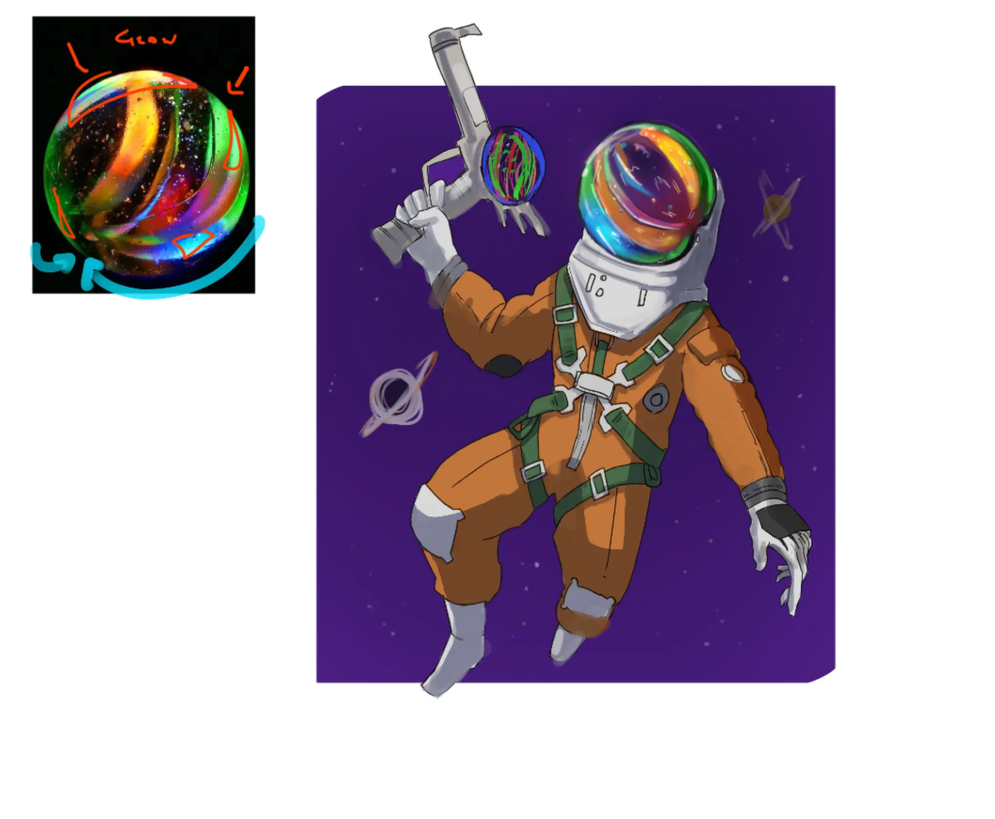 Character design Marble