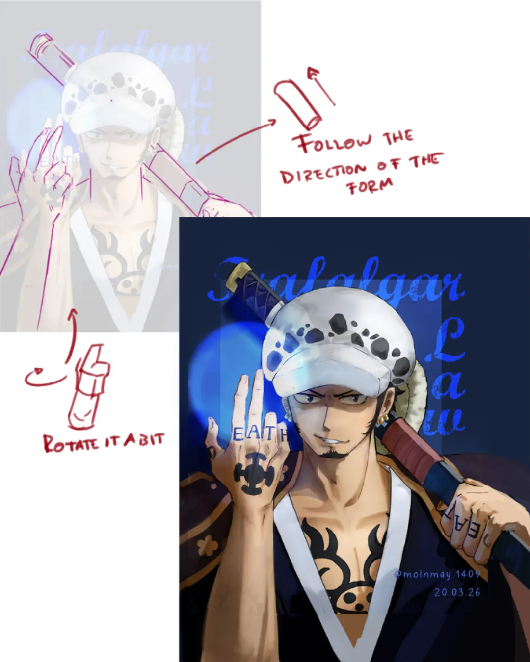 TRAFALGAR D WATER LAW in my eyes