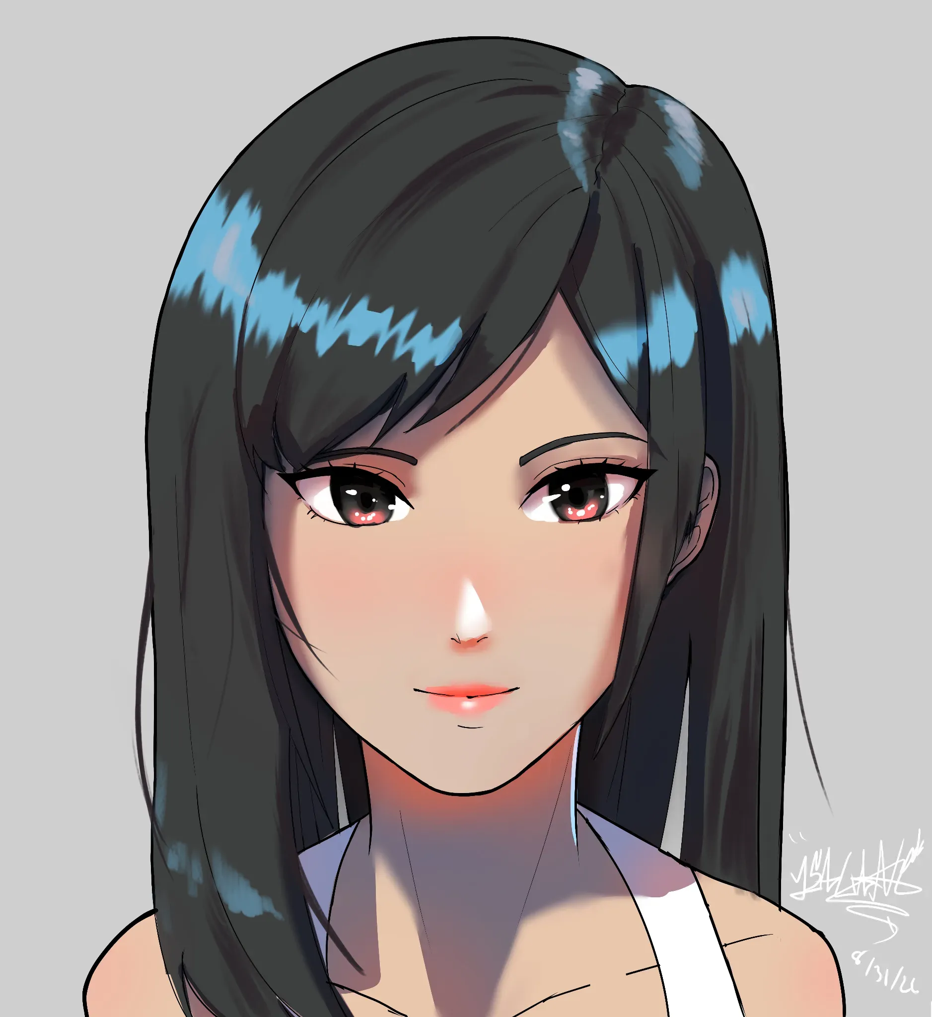 Tifa face study - by Isalang