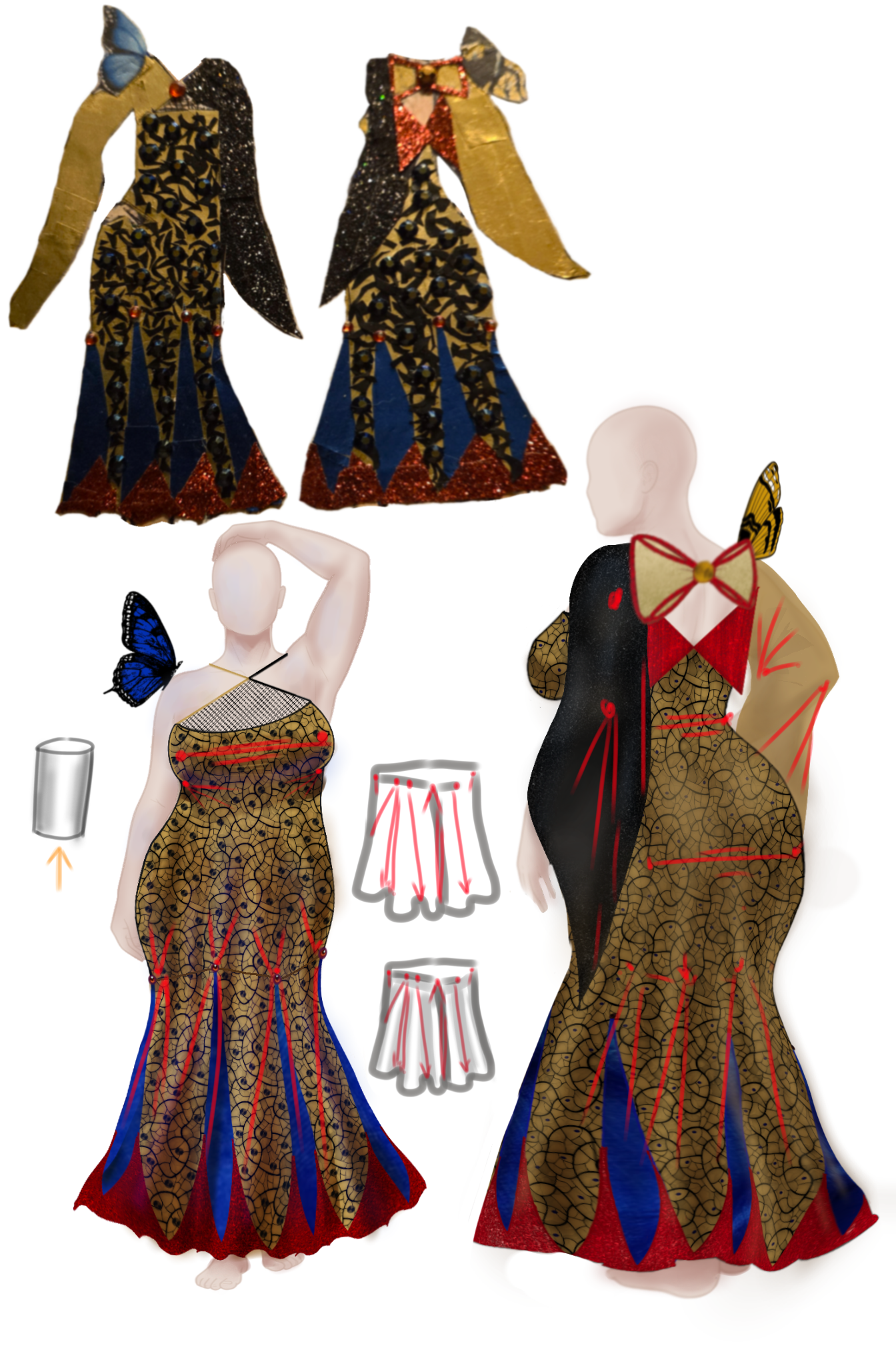 Crimson Peak couture design