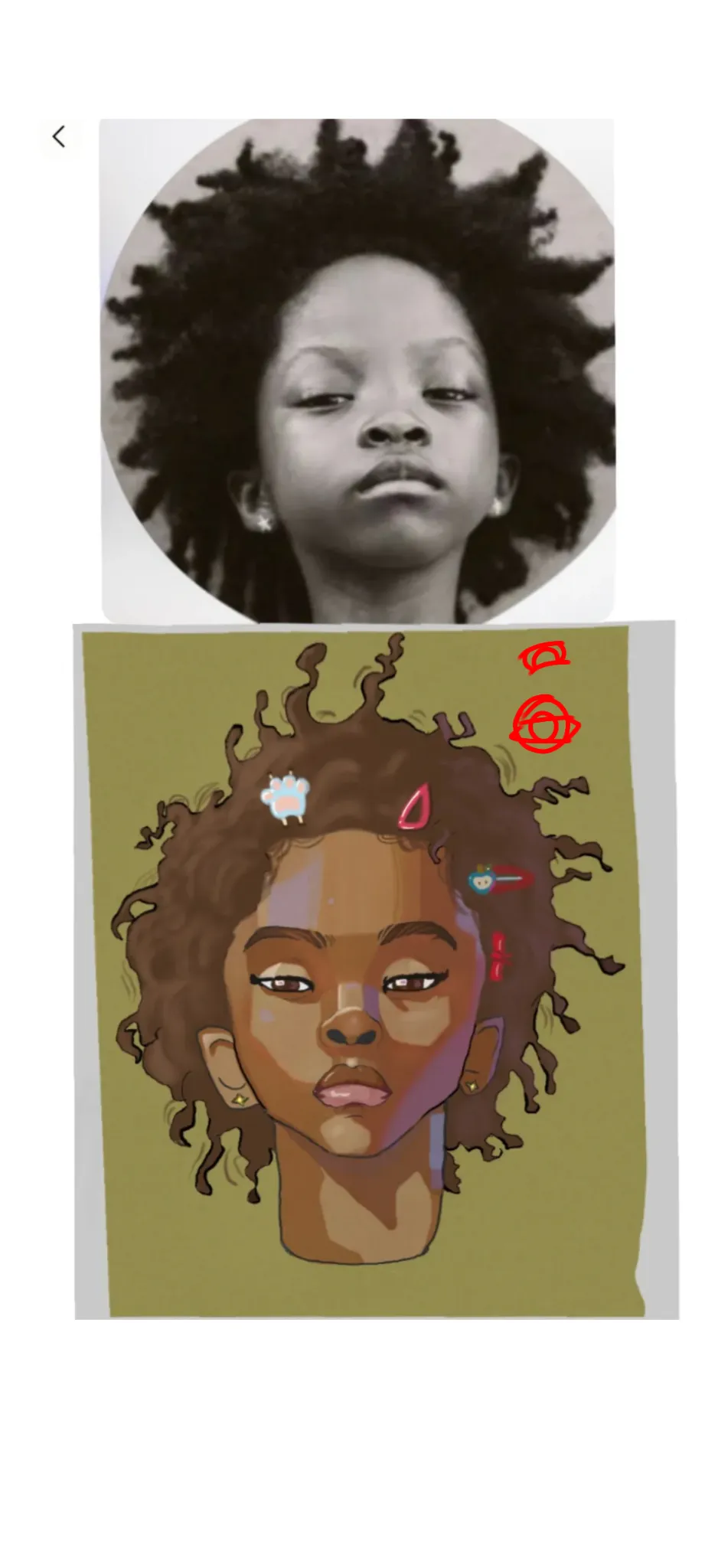 Portrait drawing