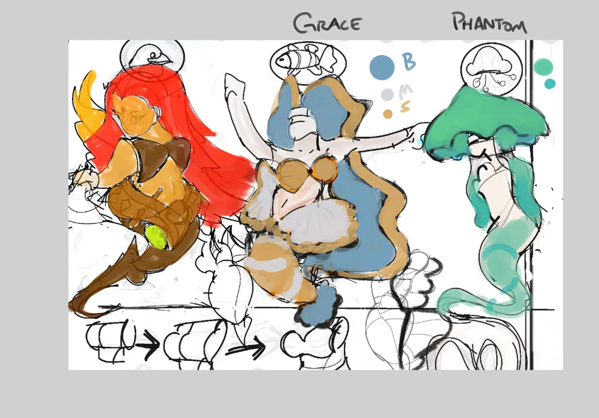 Mermaid design WIP