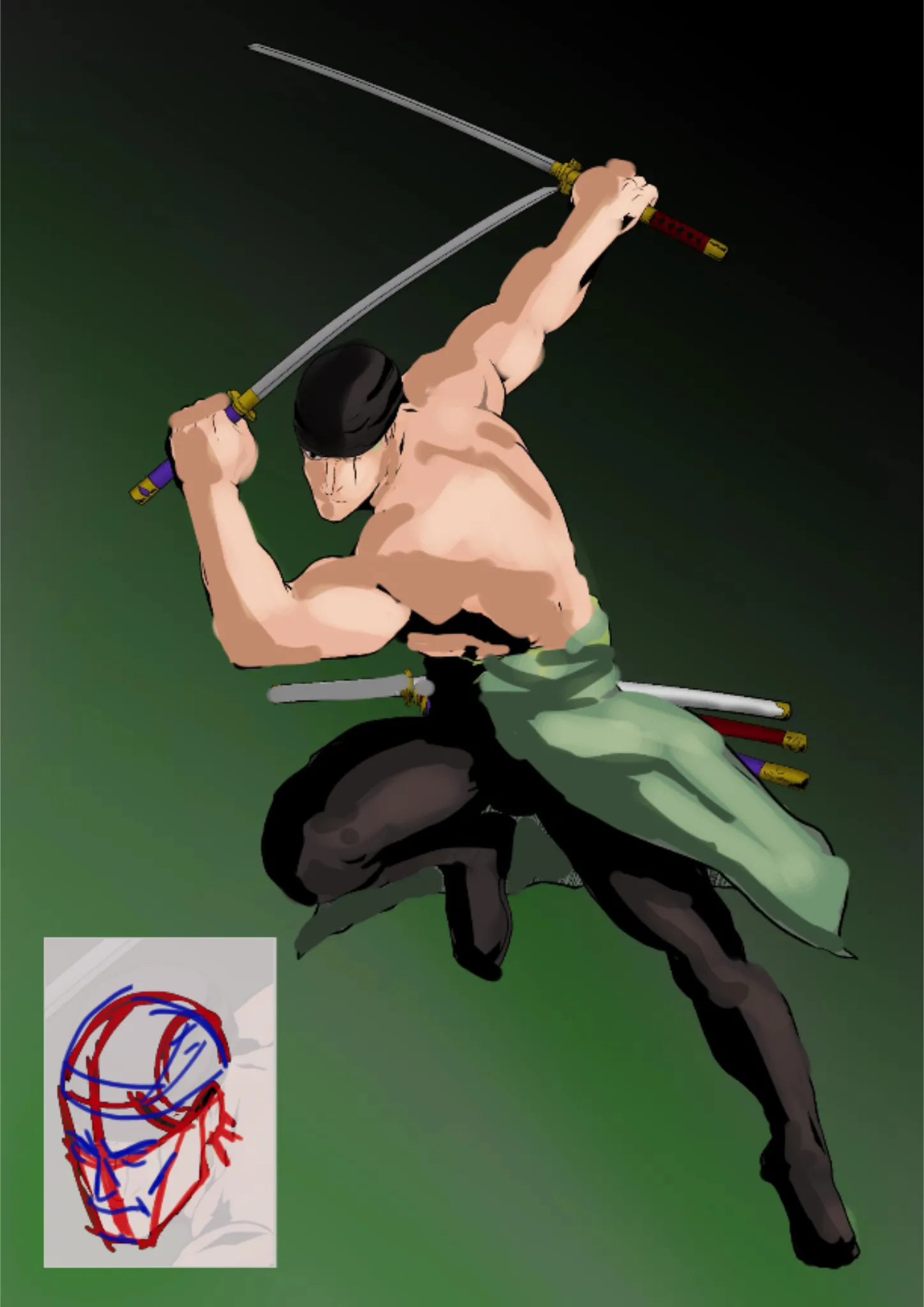 Zoro in comic Style