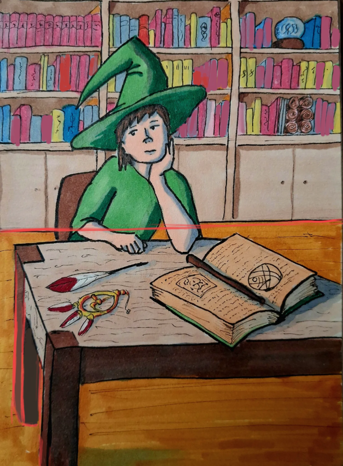 Bored wizard student
