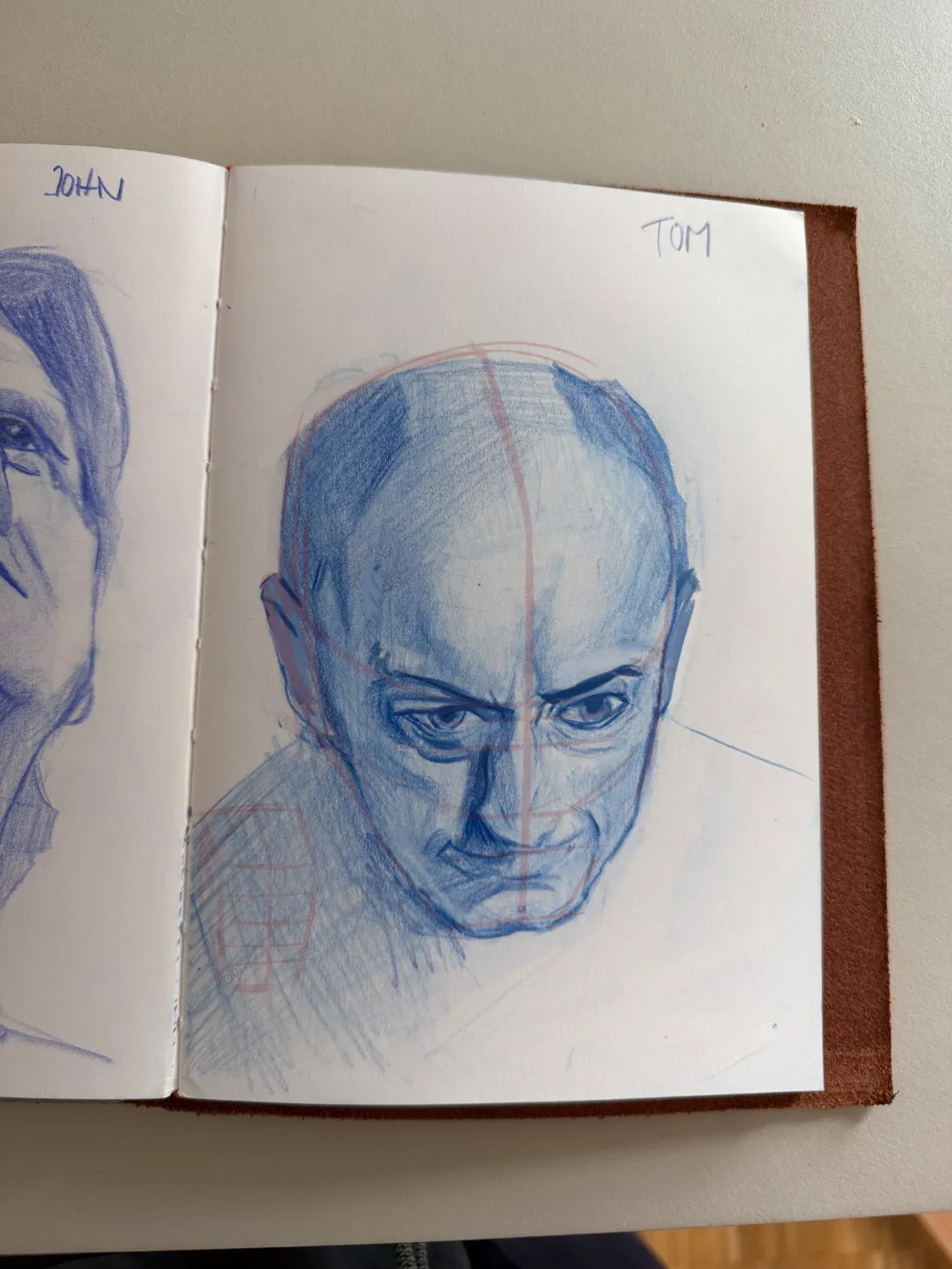 Skizzenbuch Portrait
