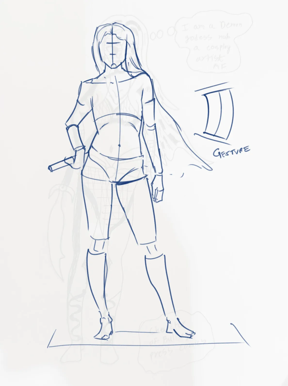 A comic character (yagya from bullseye press)