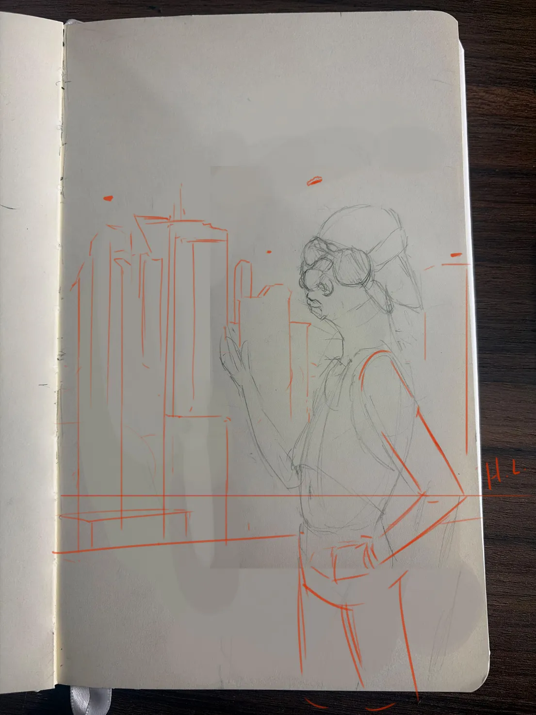 cyberpunk goblin sketch