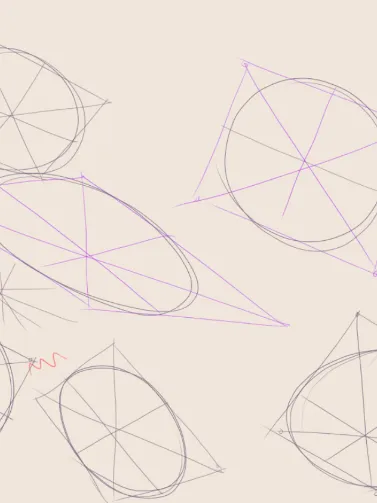 Practicing ellipses in planes