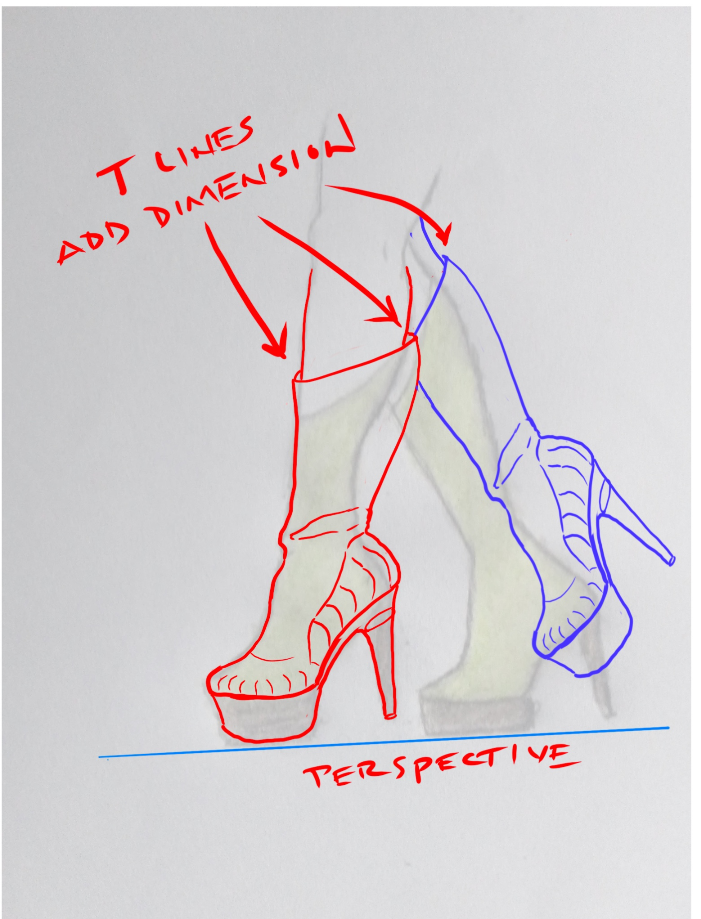 Anime girl shoes