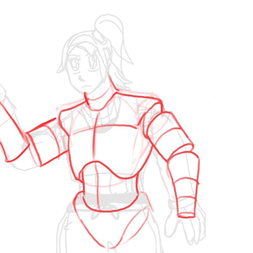 Female body builder character