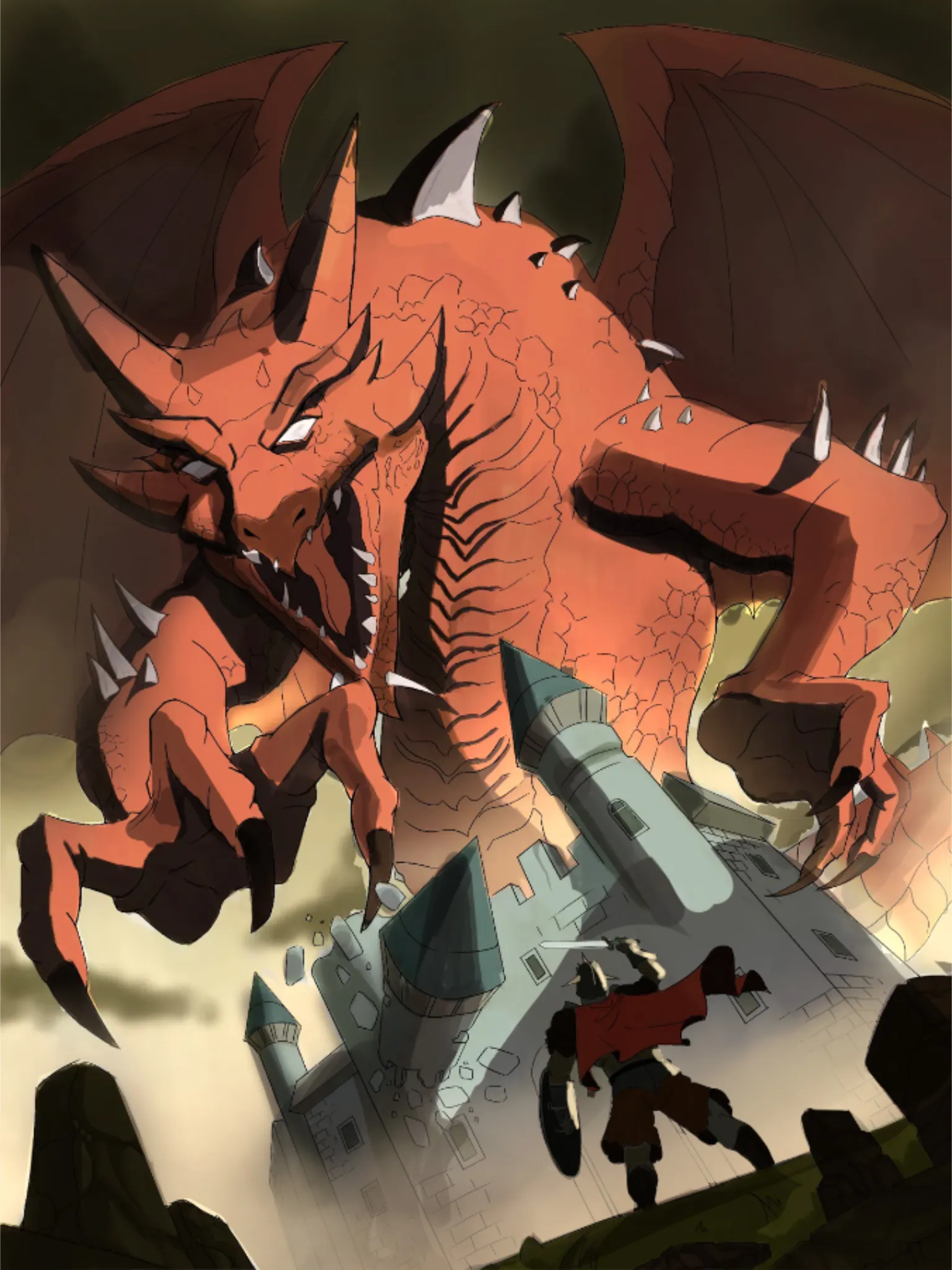 dragon vs knight